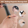 WOVTE Extendable Back Scratcher for Men Women with Massage Ball