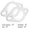 2PCS 2" Car Exhaust Gasket With 2-Bolt, Replaces OEM#120-06310-0002, Manifold