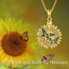 Yellow Gold Plated 2 Butterflies