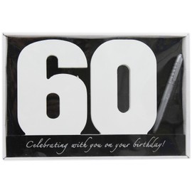 Carousel Home and Gifts Wooden Birthday Signature Plaque ~ Happy 60Th Birthday Gift