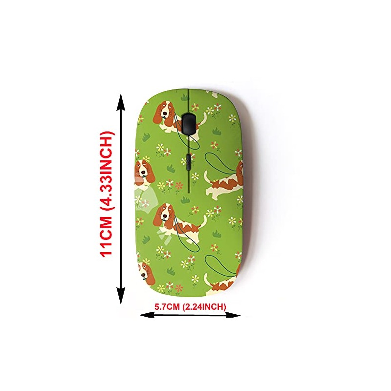 2.4G Wireless Mouse with Cute Pattern Design for All Laptops