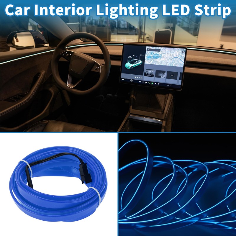 A ABSOPRO 4m EL Wire Cable LED Glow String Light