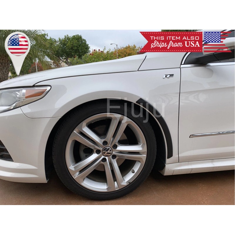 SdeelCase 2 Pcs Carbon Flixable Fender Flare Wheel Wall Panel