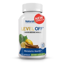 Natural Cure Labs Level Off Anti Spike Formula Glucose Supplement – Capsules for Metabolic Health, Helps Moderate Glucose Spikes, Vegan, Non-GMO, Gluten Free (120 Count (Pack of 1))