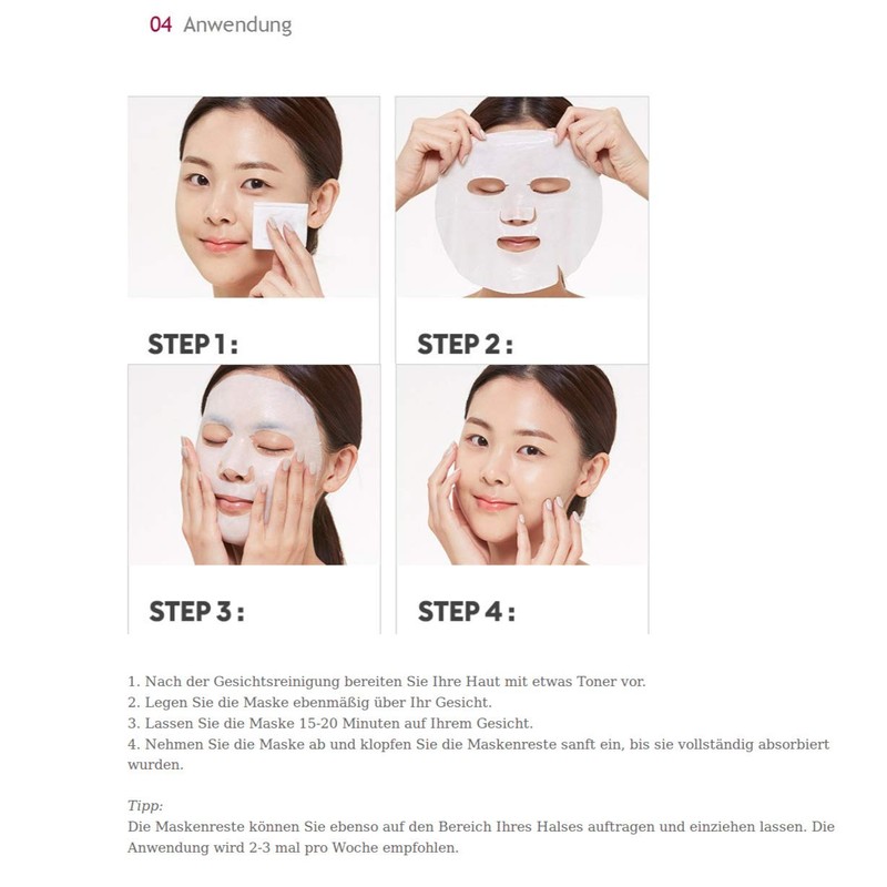MISSHA Mascure Peeling Solution Sheet Mask PHA Face Mask Korean