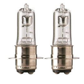 Flosser Halogen P15D-25-1 35/35W 235112 M5 T19 PX15D H6M HM201 HM202 with shield Headlight Bulbs Replacement Scooter ATV UTV (Pack of 2) Made in Germany