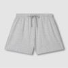 JAJU [JAJU] JAJU AIR Cotton 3/4 Sleeve Pajama Set_Melange Grey