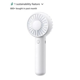 Gaiatop Mini Portable Powerful Handheld Fan, Pink, 3 Speed; New Free Shipping