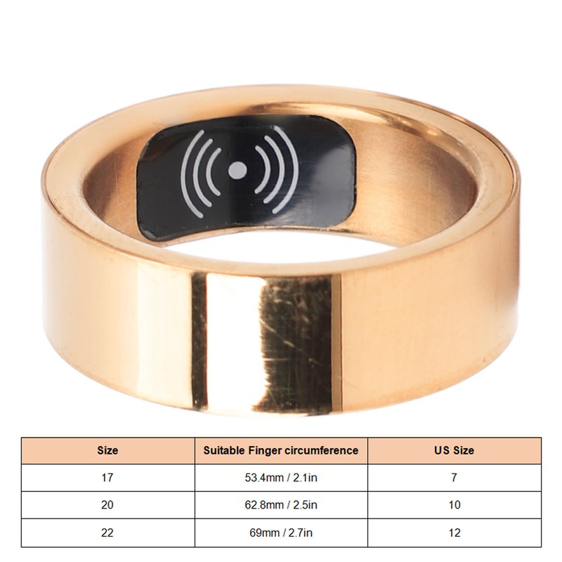 HR214 Smart Ring Waterproof Sleep Monitoring Step Counting IP68 Waterproof