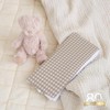 Clair de Lune Gingham Foldable Changing Mat, Easy Clean Soft