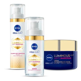 Set Nivea Luminous | Fluido, Sérum y Crema de Noche | 2 Piezas