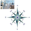 Compass Sticker Compass Rose Sticker Wind Rose Sticker Navigation Sticker
