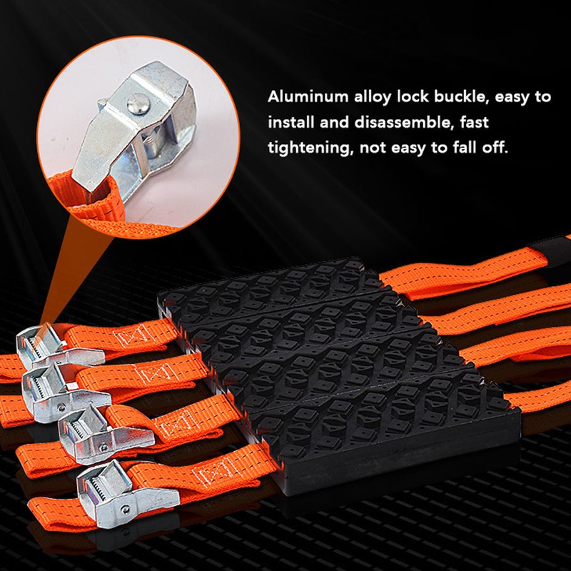 Car Recovery Traction Boards Mud Sand Snow Tire Ladder Off-Road