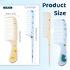 Styquenzer Bonito Juego de Peines para El Cabello, 4 Cepillos