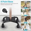 SILAIDESI Adjustable Walking Cane for Men & Women – 4-Pronged