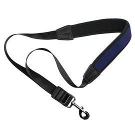 KUWAN Saxophone Neck Strap Soft Sax Nylon Padded for Alto Tenor Clarinet Baritone Soprano Music Instrument Blue3, Blue, Universal