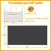LBG Products Window Air Conditioner Side Panels,48" Extended Width Full
