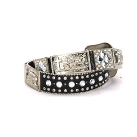 West Star Texas Genuine Leather Belt for Women & Cowboy Big Rhinestone With Engraved Buckle Country Style Silver -300D Prayer BK L, 300d Prayer Bk, L-36''(For Pants Size 32-36)