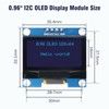 0.96 Inch OLED Display I2C Module Binghe 3 Pcs 0.96