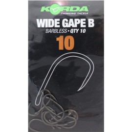 Korda Hybrid Wide Gape Barbless Size 10