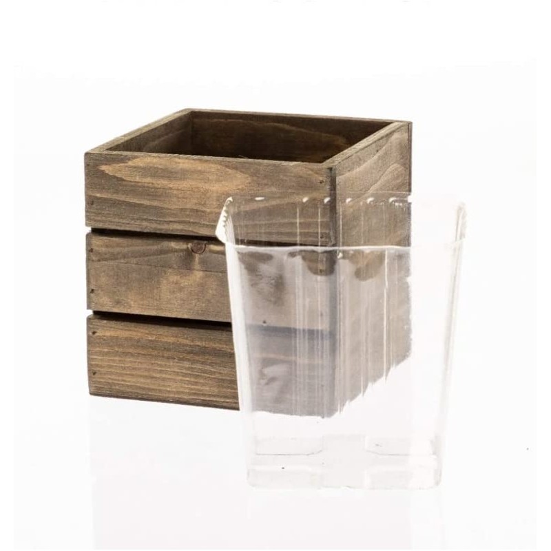 Clear Plastic Liners for Wood Boxes (4”x 4.75”) l Inserts