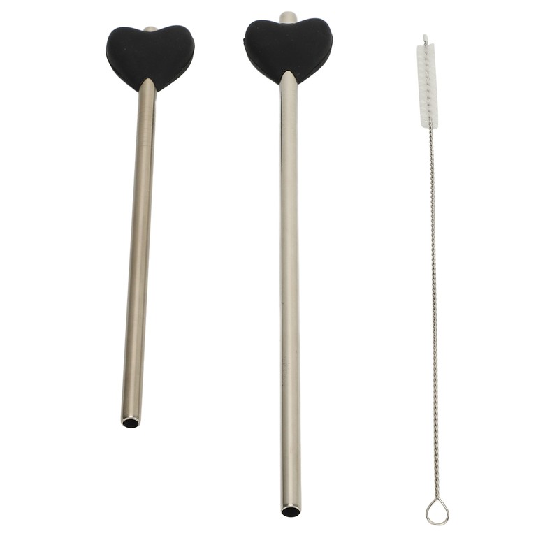 Anti Wrinkle Straw Stainless Steel Lip Line Prevention Straw Reusable