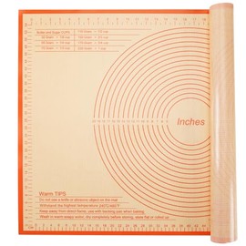 Silicone Pastry Mat 36x24 Inch Baking Mat Perfect for Dough Mat, Pastry Board, Dough Rolling Mat, Kneading Mat, Rolling Mat, Pie Crust Mat, Fondant Mat, Pasta/Pizza Mat, Counter Mat