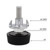 SKIR'CO 4 pcs, Furniture Leveling Feet M5 x 20 mm,