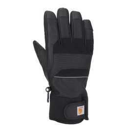 Carhartt mens Flexer Cold Weather Gloves, Black, Medium US