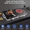Karinear Portable Electric Stove 110V, 1800W Electric Hot Plate with