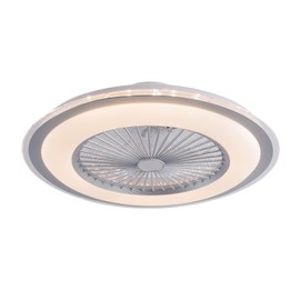 Gdrasuya10 23" Modern Ceiling Fan Lamp 3 Wind Speed 3 Light Color Adjustable LED Bedroom Chandelier Fan Semi-Flush Mount Ceiling Fan Light Fixture Timable Chandelier Ceiling Fan with Remote Control