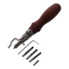 7pcs Adjustable Leather Stitching Groover Leather Edge Bevelers Working Tools