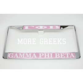 Gamma Phi Beta License Plate Frame