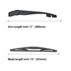 DECARTON Rear Windshield Back Wiper Arm Blade Set - Replacement