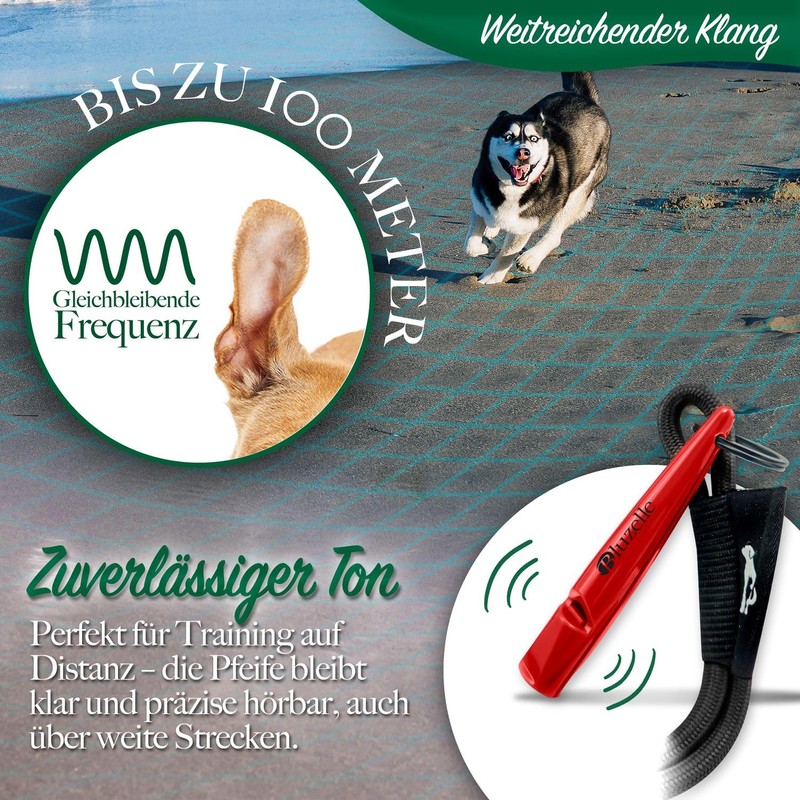 bluzelle Recall 5800 Professional Dog Whistle with Strap for Dog
