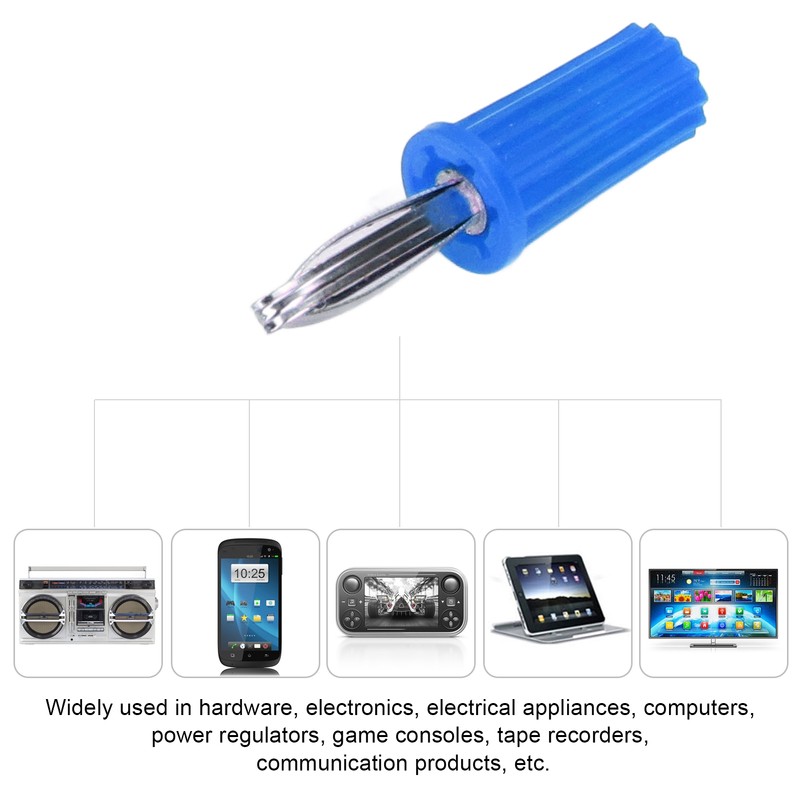 100Pcs Banana Socket 4mm ABS Nickel Plated Brass Material Good