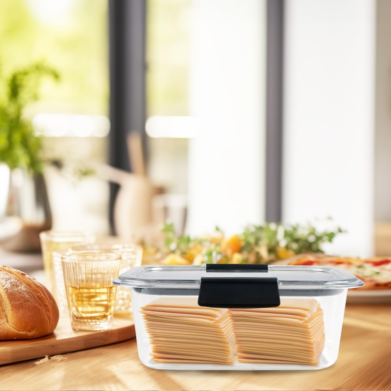 Yomjarl Sliced Cheese Container,Cheese Container for Refrigerator with a Metal