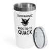 Flairy Land Duck Huntings White Edition Ringneck Tumbler 20oz -