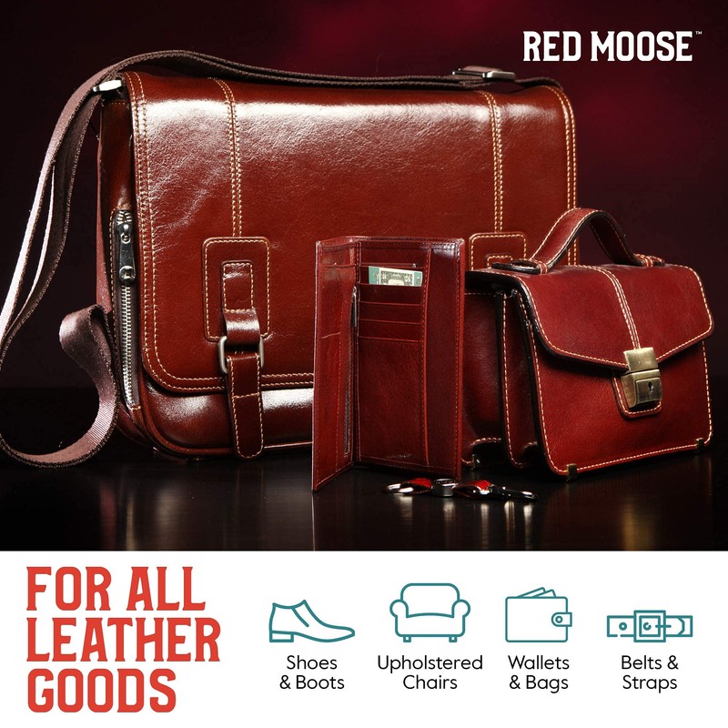 RED MOOSE Premium Boot and Shoe Cream Polish - Made