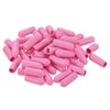sourcing map 100pcs Rubber End Caps 4mm ID Vinyl PVC