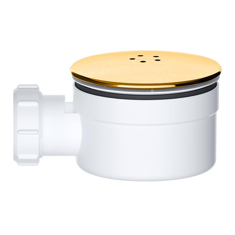 SPARES2GO Shower Trap for 90mm Tray Plug Hole 1.5" Luxury