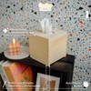 Creative Deco Square Cosmetic Tissue Box Wooden Tissue Box |