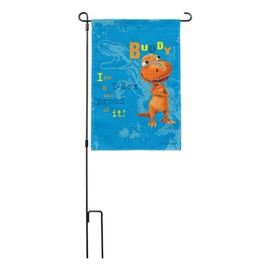 Dinosaur Train T-Rex and Proud of it Garden Yard Flag
