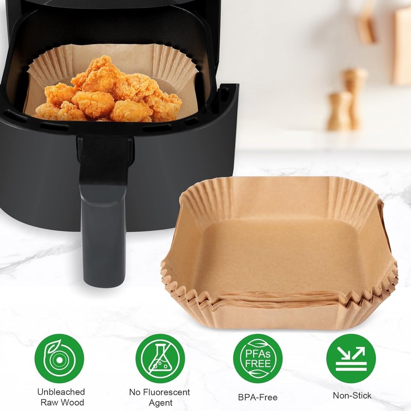 Parchment Paper for Beautiful 3 Qt Air Fryer, 100pcs Air
