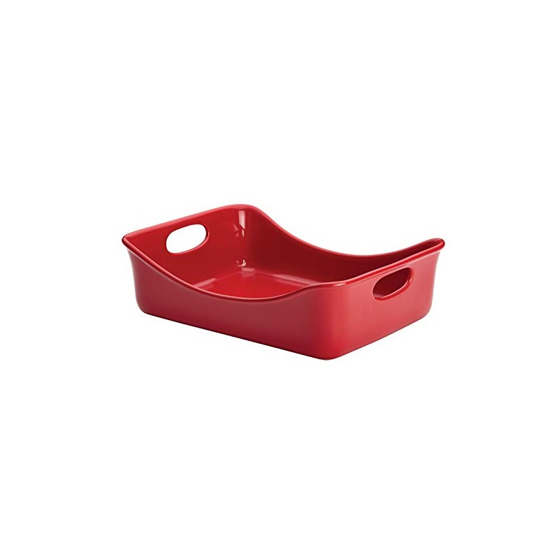 Rachael Ray Solid Glaze Ceramics Bakeware / Lasagna Pan /