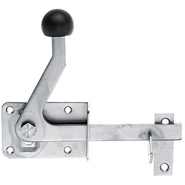 Gah-Alberts 326005 Garden Gate Latch/Rust-Proof Stainless Steel/Shot Peened / 80 x 55 mm Panel