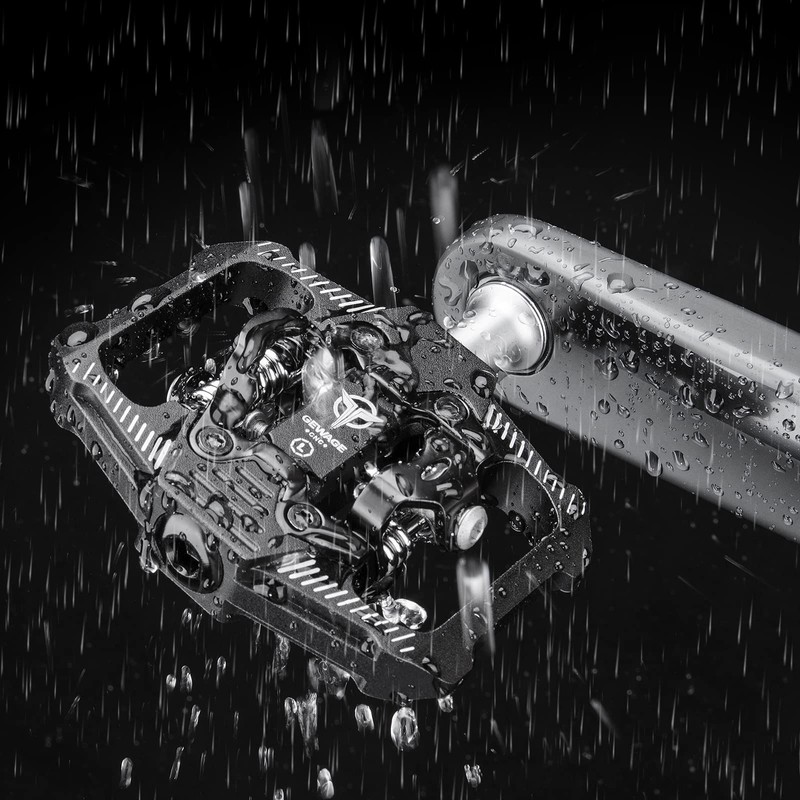 Mountain Bike Pedals - Dual Function Flat and Clipless Pedal