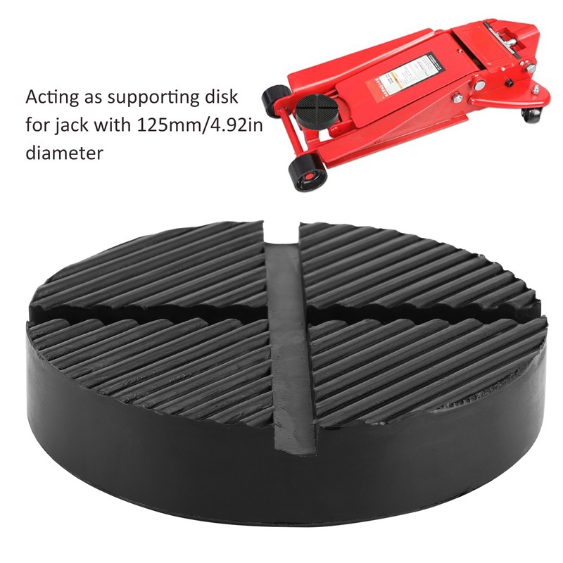 Universal Floor Jack Pad Adapter Slotted Jacking Point Cushioning Rubber