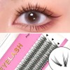 ADIYA Fishtail Eyelash Extensions 8-14mm Single Cluster Fans Eyelashes Fashion