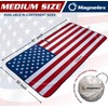 American Flag Windshield Sun Shade, High-Resolution Car Shield with Mirror